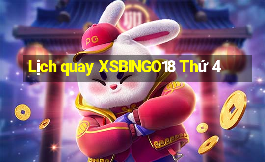 Lịch quay XSBINGO18 Thứ 4