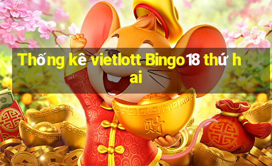 Thống kê vietlott Bingo18 thứ hai