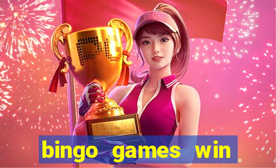 bingo games win real money