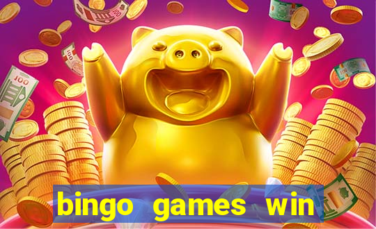 bingo games win real money