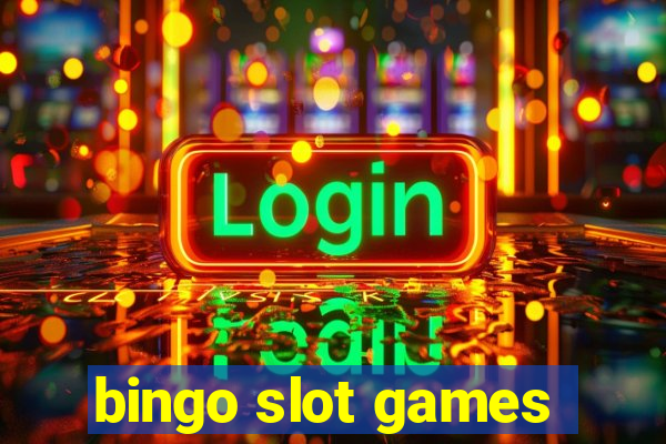 bingo slot games