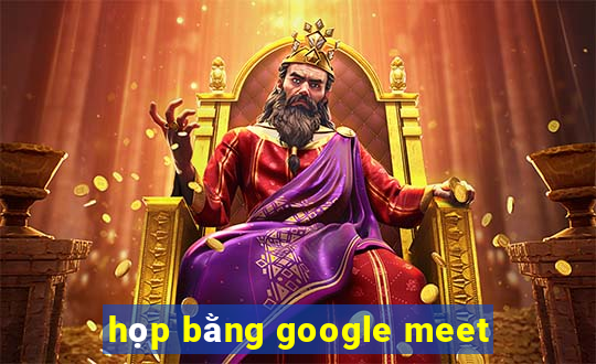 họp bằng google meet