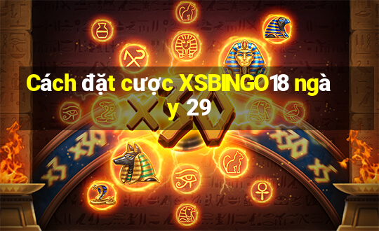 Cách đặt cược XSBINGO18 ngày 29